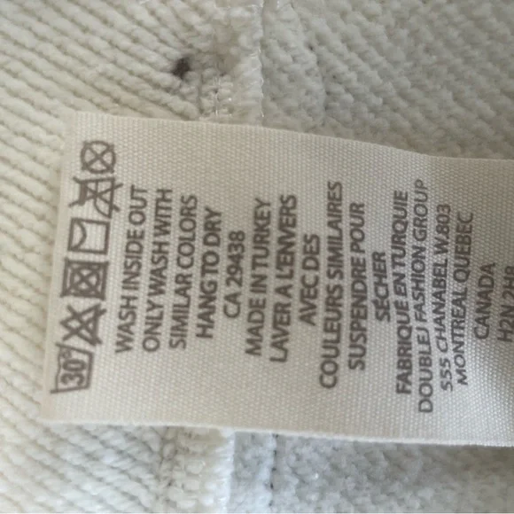 Wanakome Athena full zip Cream Hoodie with Brown Details - Picture 7 of 9